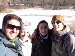 Olga, Lucía, Nacho y DAvid
