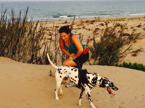 Juni con su rabo normal